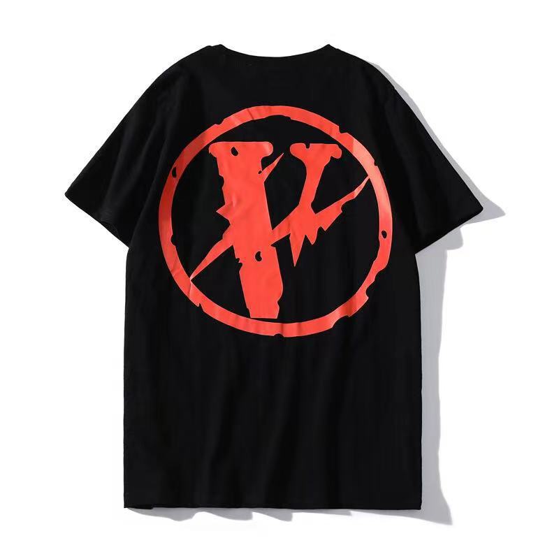 Juice WRLD Vlone Shirt Lightning Loose Half Sleeve