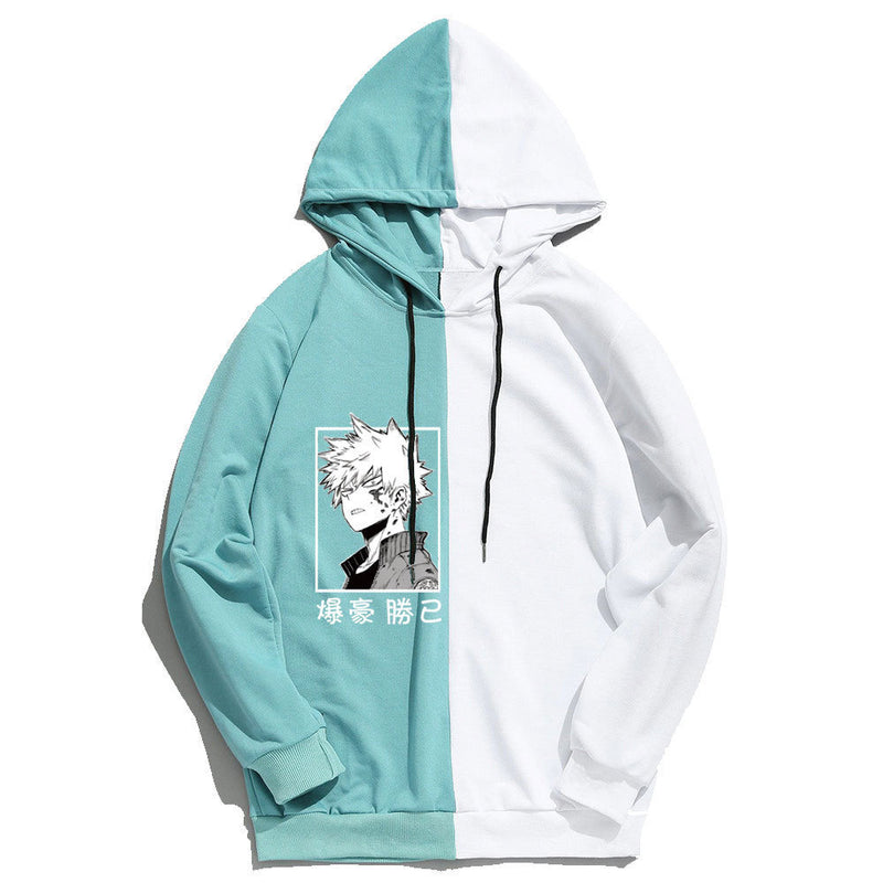 Split Hoodie Demons and Angels Boku No Hero Academia Hooded Two-Tone