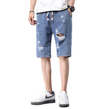Men Jean Shorts Summer Shorts Casual Men Fashion Brands Loose Large Pants Jeans Youth Shorts