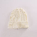 Mens Beanies Letters Woolen Cap Female Students Autumn and Winter Thermal Knitting Skullcap