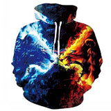 Fire and Ice Hoodie 3D Printing
