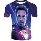Captain America T Shirt Avengers 4 Captain America Short Sleeve T-shirt