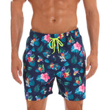 Mens Swim Trunks Men's Beach Pants Printed Loose Fashion Quick-Drying Sports Shorts