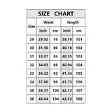 Relaxed Tapered Jean Summer White Skinny Jeans Men's Slim Cotton Stretch Printed Trousers