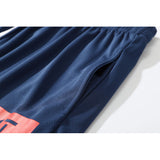 Basketball Shorts Men's Retro Hip Hop Loose Letter Printed Basketball Shorts Men's and Women's