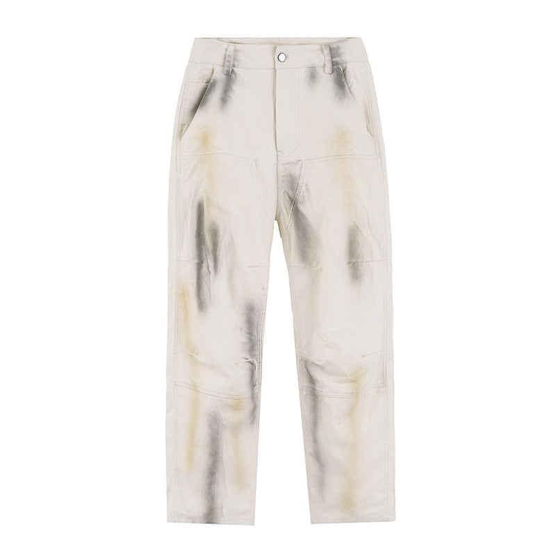 Baggy Straight Trousers Men's Casual Pants plus Size Retro Sports Men's Fashion Wear Trousers Men Pants