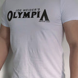 Olympus Sports Fitness European and American Short-Sleeved T-shirt Men's Cotton Breathable Loose Elastic