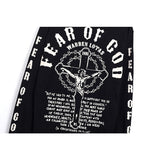 Fog Sweatshirt High Street FG Cross Letter Cotton round Neck Long Sleeves Tshirt fear of god