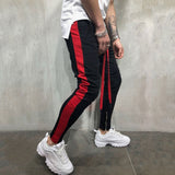Mens Sweatpants Trendy Sports Men Trousers Outdoor Fitness Workout plus Size Loose