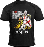 Man T Shirt round Neck Loose Print Irregular