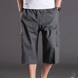 Men's Capris Pants below the Knee Shorts Men's Clothing Summer Casual Shorts