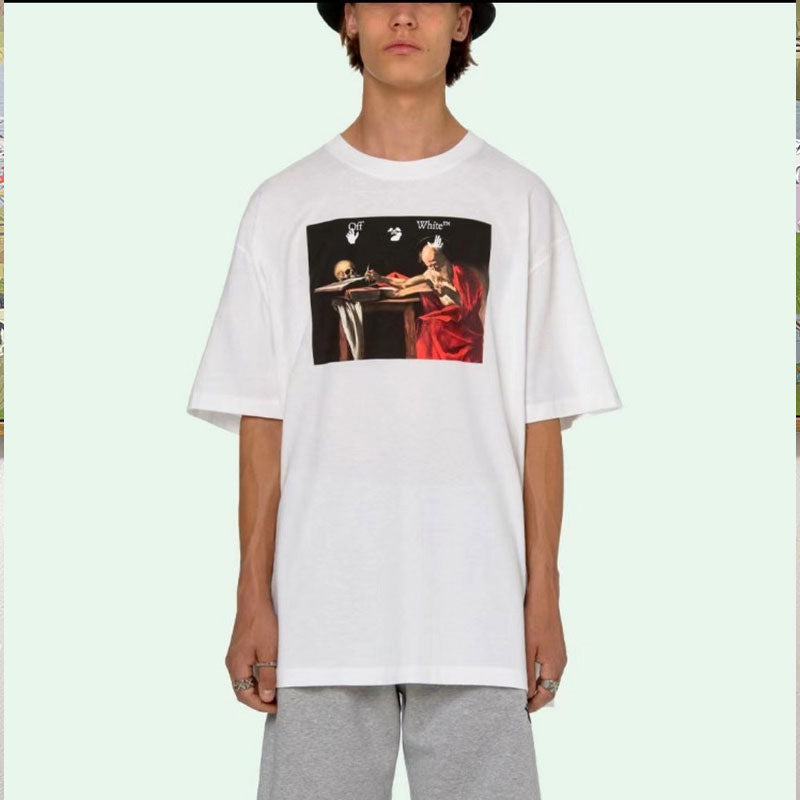Arrow Casual Printed Men'S And Women'S Short Sleeve Tshirt Cotton Fashion Owt
