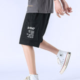 Mens Cargo Shorts Menswear Fashion Brand Workwear Shorts Summer Casual Shorts Solid Color Shorts for Teenagers