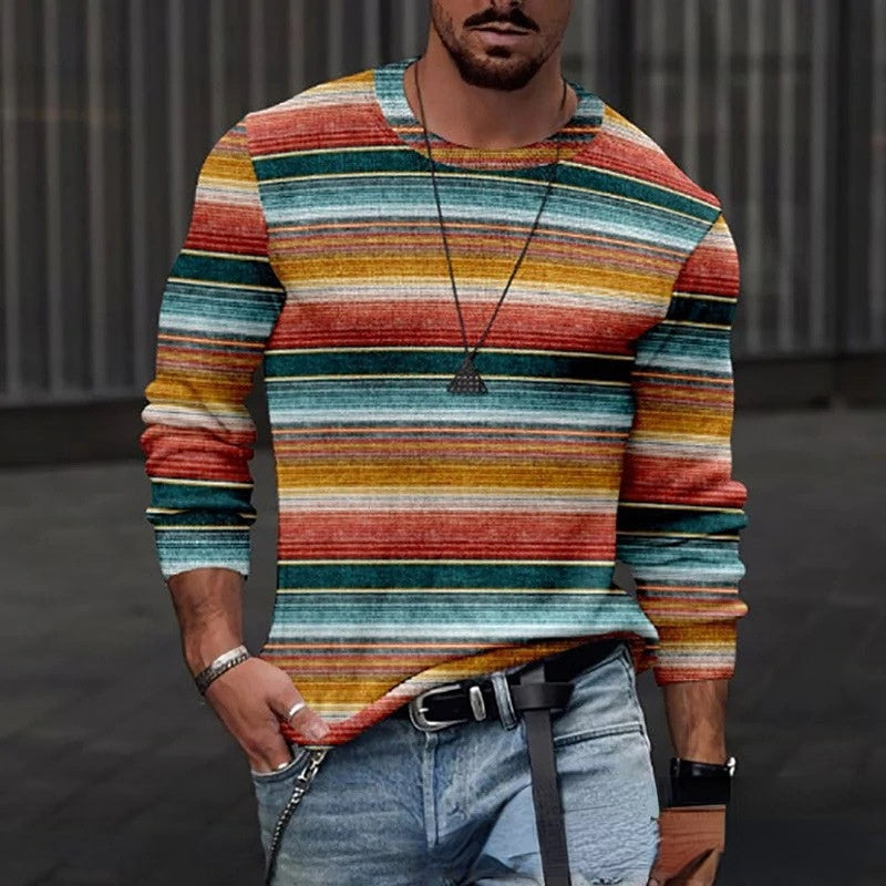 3D T Shirt 3D Geometric Color Matching