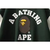 A Ape Print Jacket Men's and Women's Youth Fashion Street Baseball Jacket Jacket