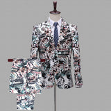 Mens Prom Suits Trendy Men's Printing Suit