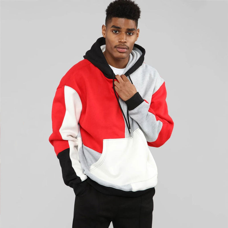 Men's Sports Hoodie Men Sweatshirts Fitness Male's Hoodies Autumn and Winter Loose Hooded Sweater Men's Street Hip-Hop Fashion Coat