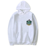 Slytherin Hoodie Sweatshirt Spring and Autumn Leisure Harry Potter Magic Academy Badge Hooded Men's and Women's Hoodie Sweatshirt