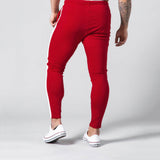 Gym Skinny Jogger Pants Men Running Sweatpants Fitness Bodybuilding Training Track Pants Brothers Running Sports Men's Long Pants Outdoor Fitness Exercise Training Feet Sports Pants