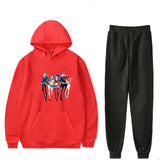 Unisex Sailor Moon Hoodie Casual Sweatshirt Ankle Banded Pants Sports Suit
