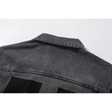 Autumn Letter Arrow Denim Jacket Coat Men And Women Owt
