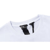 Vlone Men's plus Size Retro Sports Casual Fashionable Short Sleeve T Shirt