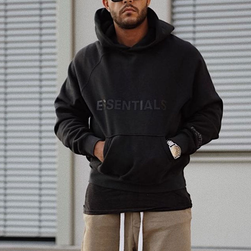 Fog Hoodie Sweatshirt Loose High Street Oversize Hoodie plus Size Retro Sports fear of god essential