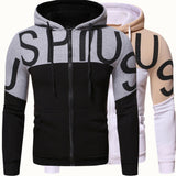 Men's Sports Hoodie Men Sweatshirts Fitness Male's Hoodies Letter Printed Hoodie