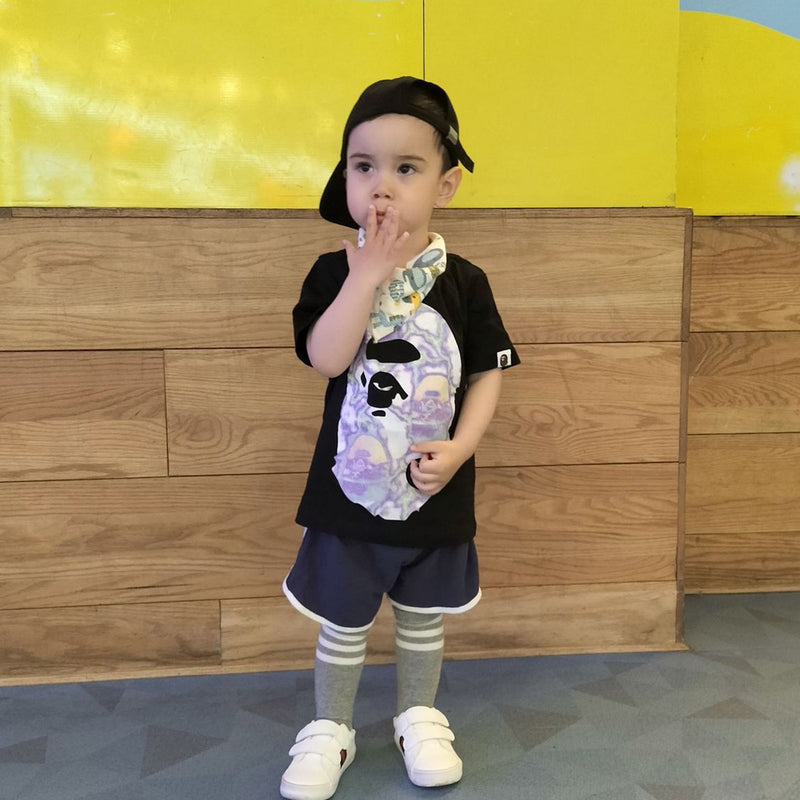 A Ape Print for Kids T Shirt Digital Printing Short Sleeve T-shirt