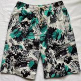 Mens Swim Trunks Printed Cropped Pants Men's Shorts Beach Pants Casual Sports Loose plus Size