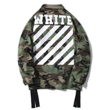 Black Arrow Print Cardigan Zipper Hoodie Coat Owt