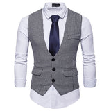 Mens Dress Vests Business Waistcoat Men's Suit Vest Casual and Comfortable