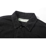 Arrow Denim Jacket Jean Coat Ow Tape Arrow Men And Women Couple Denim Jacket Coat Owt
