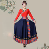 Jalisco Dressing Tibetan Dance Ethnic Skirt