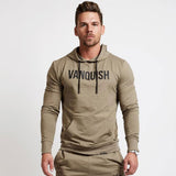 Gyms Fitness Men Sports Hoodie Bodybuilding Workout Jogging Men's Athletic Sweatshirts Spring and Autumn Sports Casual Pullover Men's Running Basketball Workout Long Sleeve Jacket