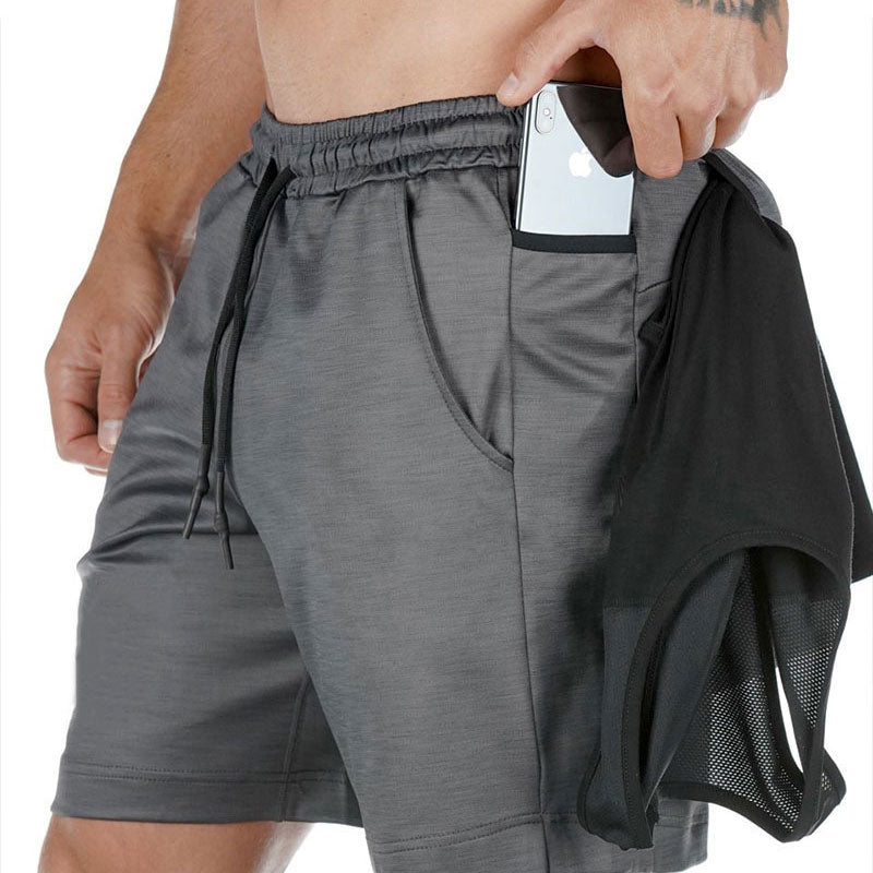 jogging shorts for men Trendy Men's Shorts Fitness Sports Running Quick-Drying Breathable Shorts Slim Fit