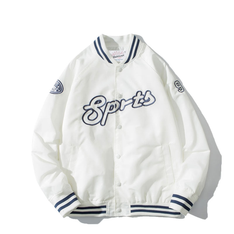 Men's Baseball Uniform Spring plus Size Retro Sports Jacket Men's Jacket Men's Jacket Men Jacket