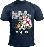 Man T Shirt round Neck Loose Print Irregular