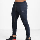 Gym Skinny Jogger Pants Men Running Sweatpants Fitness Bodybuilding Training Track Pants Sportswear Male Cotton Jogging Trousers Fitness Exercise Casual Pants Men's Slim Fit Corset Feet
