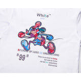 Summer Fashion Brand Ow Running Mickey Loose Large Size Owt