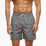 Mens Swim Trunk Summer Loose Printed Sports Shorts Casual Men's Beach Pants