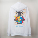 Sesame Street Cartoon Coat Loose Hooded Sweater