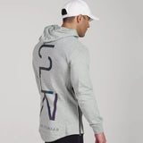 Men's Sports Hoodie Men Sweatshirts Fitness Male's Hoodies Autumn and Winter Reflective Hooded Sweater Running Workout Training Long Sleeve Men's Stretch Sports Jacket