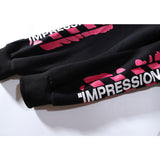 Autumn And Winter Off Rendering Graffiti Pink Arrow Men'S And Women'S Hoodie
