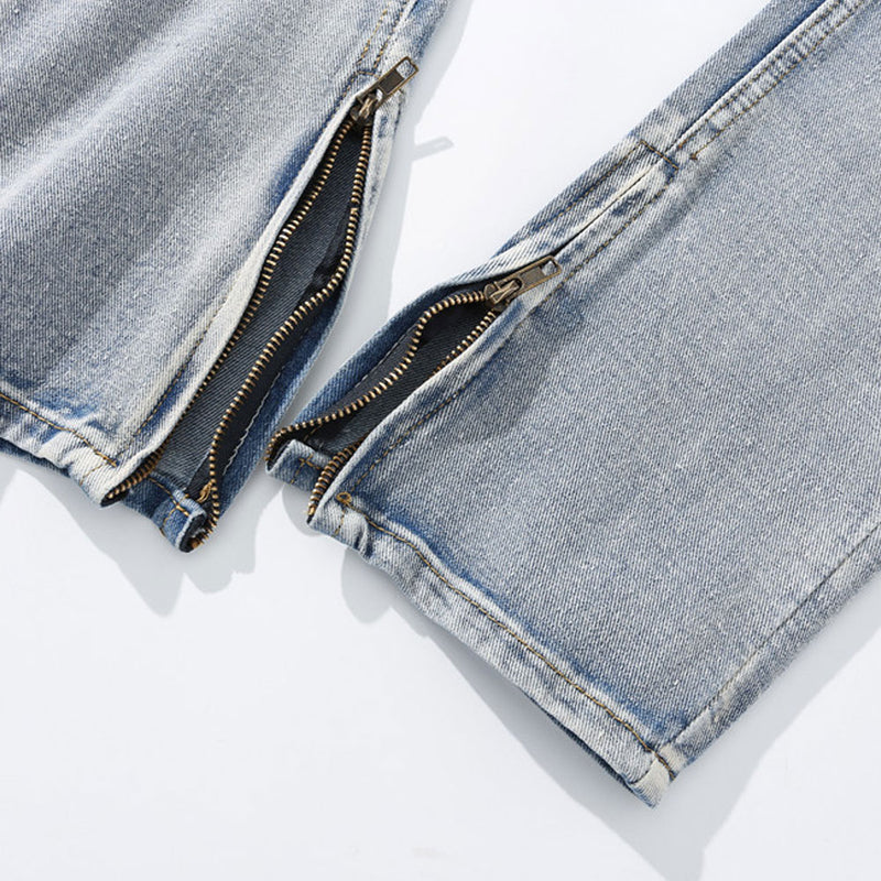 Jeans Men's plus Size Retro Sports Trousers Straight Pants Casual Trousers Men's Men Denim Pants
