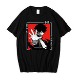 Anime Tshirts Aesthetic Men's Shirt My Hero Academia Deku Short Sleeve Men's Top T-shirt