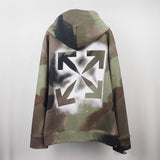Autumn And Winter Graffiti Camouflage Arrow Hooded