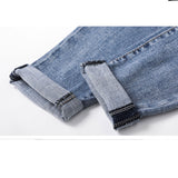 Man Spring Summer Jeans Spring Quality Slim Fit Stretch Skinny Jeans Men plus Size Retro Sports Trousers Men Jeans