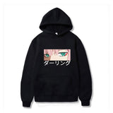 Anime Hoodie Hoodies Pullover Cosplay Costume Anime Sweater Fleece-Lined Hooded Top Men's Darling in the Franxx Pullover