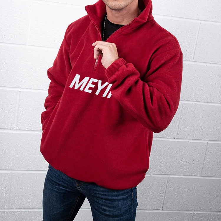 Men's Sports Hoodie Men Sweatshirts Fitness Male's Hoodies Autumn and Winter Sports Casual Sweatshirt Stand Collar Men's Polar Fleece Pullover Embroidery Letter Fashion Coat